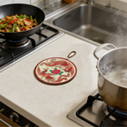 Twin Crimson Phoenixes & Blossoms Placemat