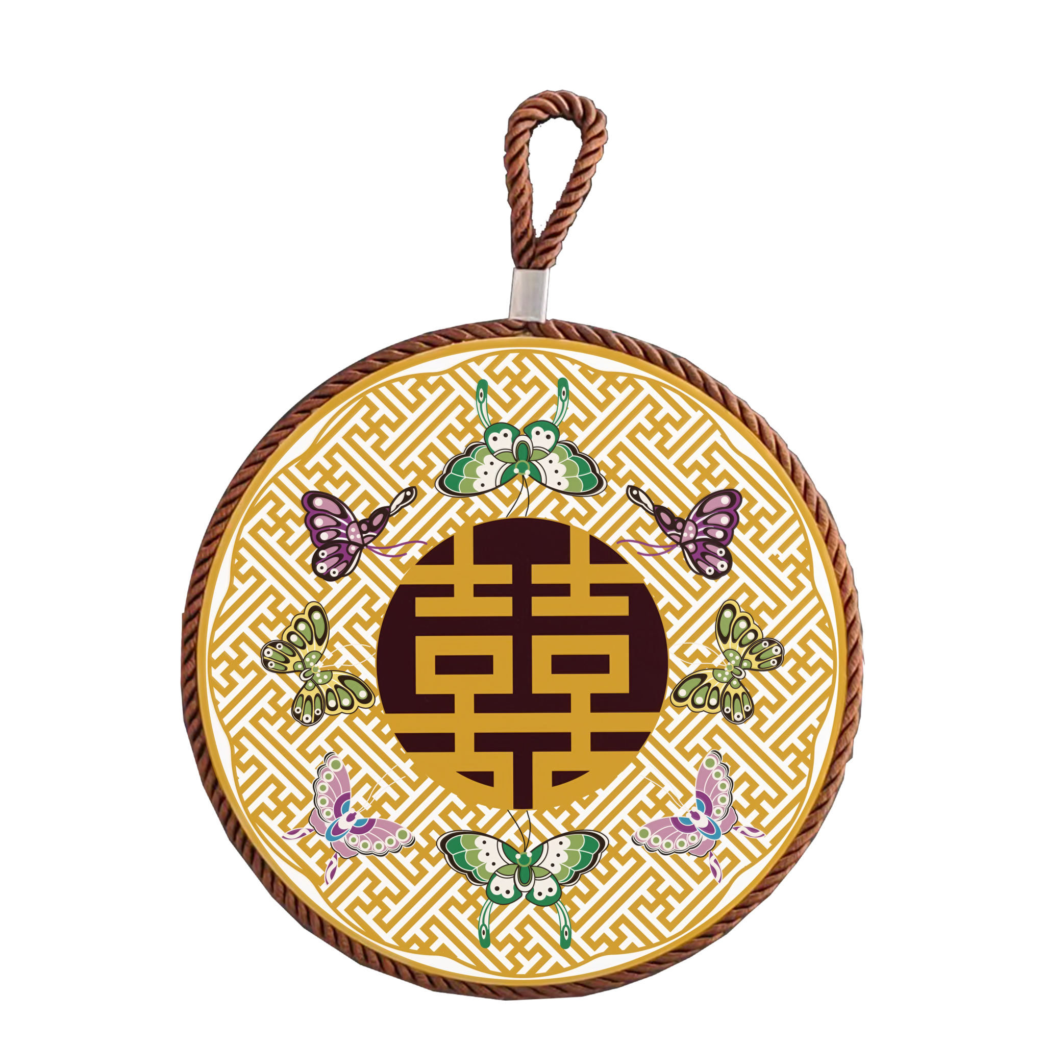 Sets de table Hehuan Heritage - Cent papillons, Double bonheur