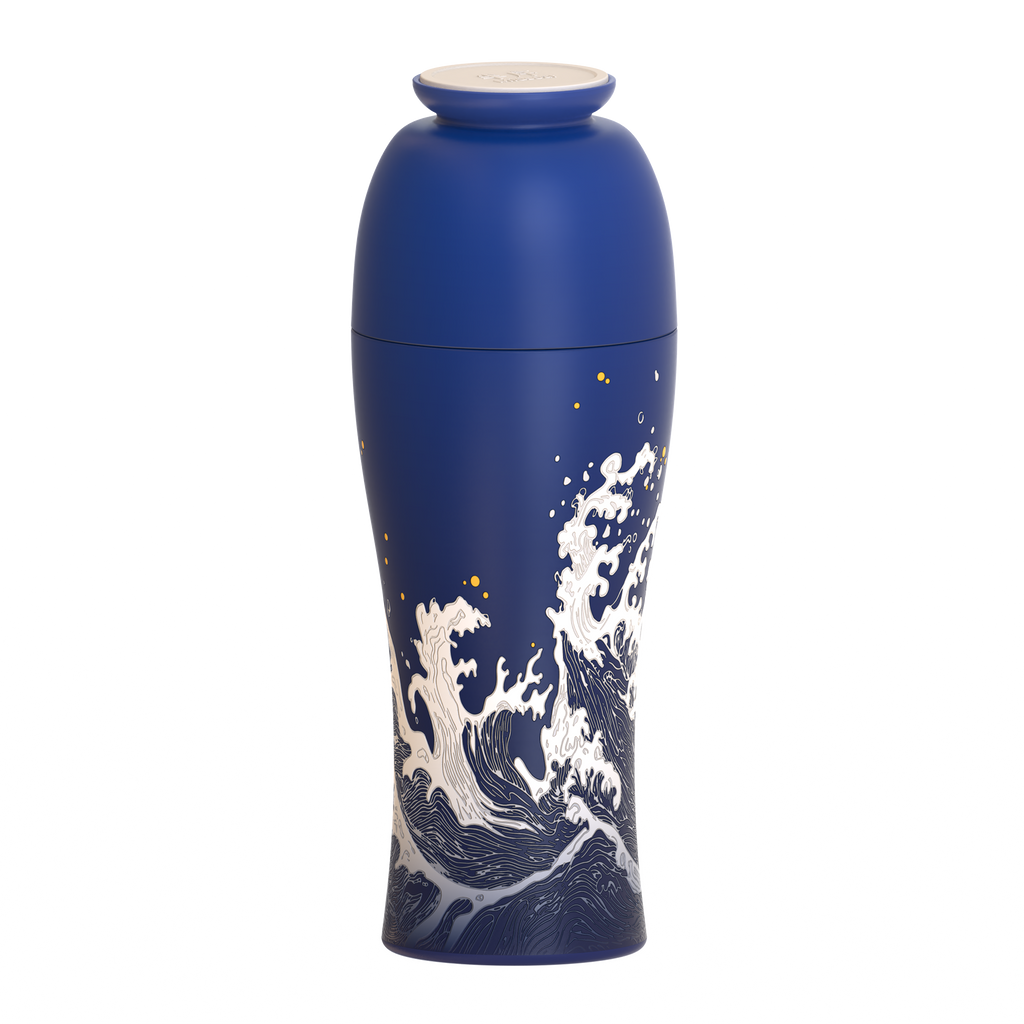 River Harmony Vase 300 ML – Frosted Fan Gift Set