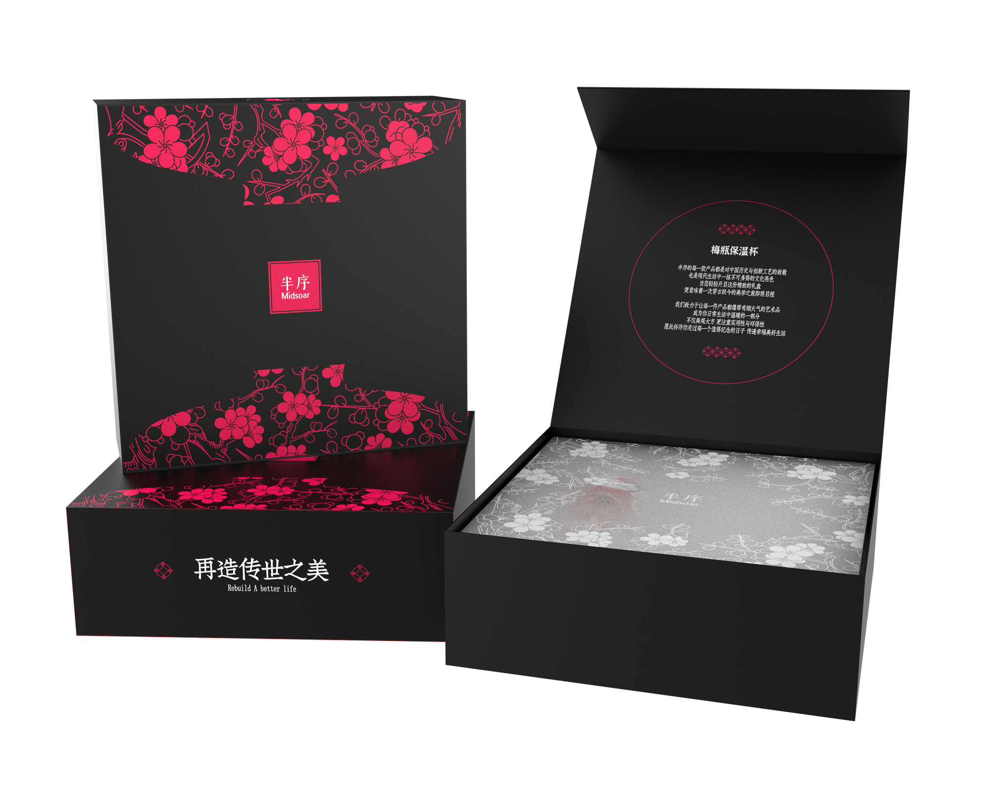 Gift Set Serene Flora Red 300 ML