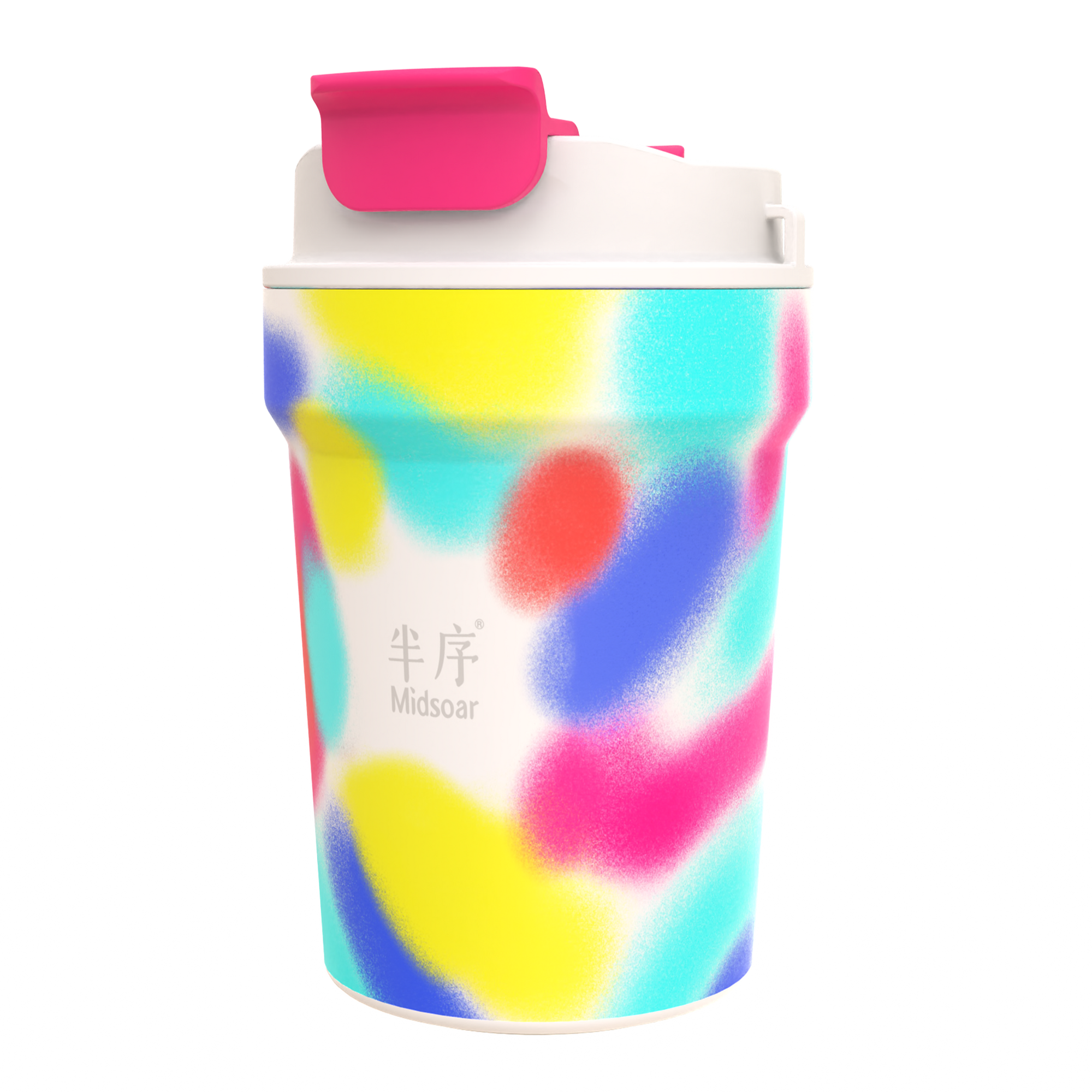 Iridescent Coffee Cup Series — Glazed Color Palette White 350ML
