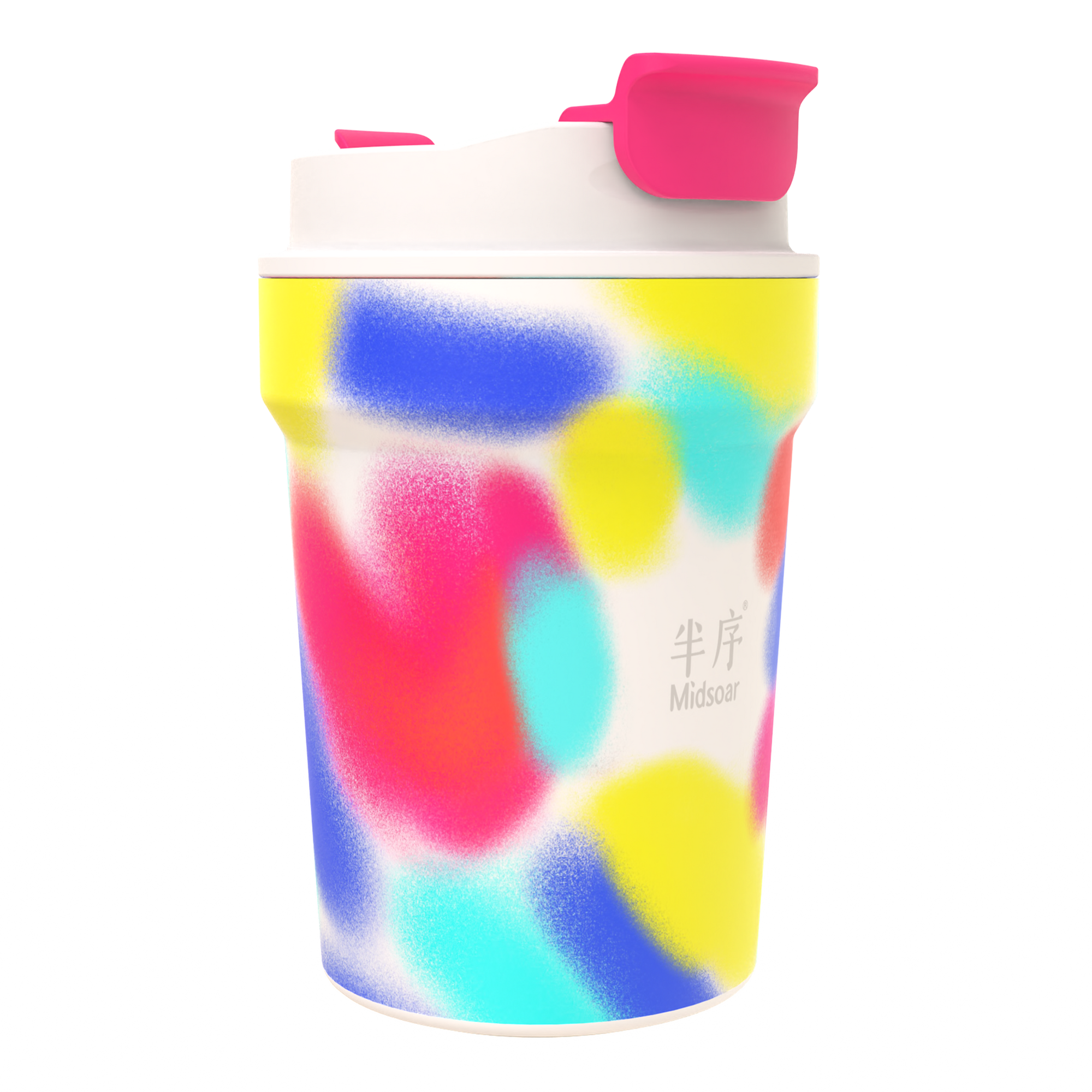 Iridescent Coffee Cup Series — Glazed Color Palette White 350ML