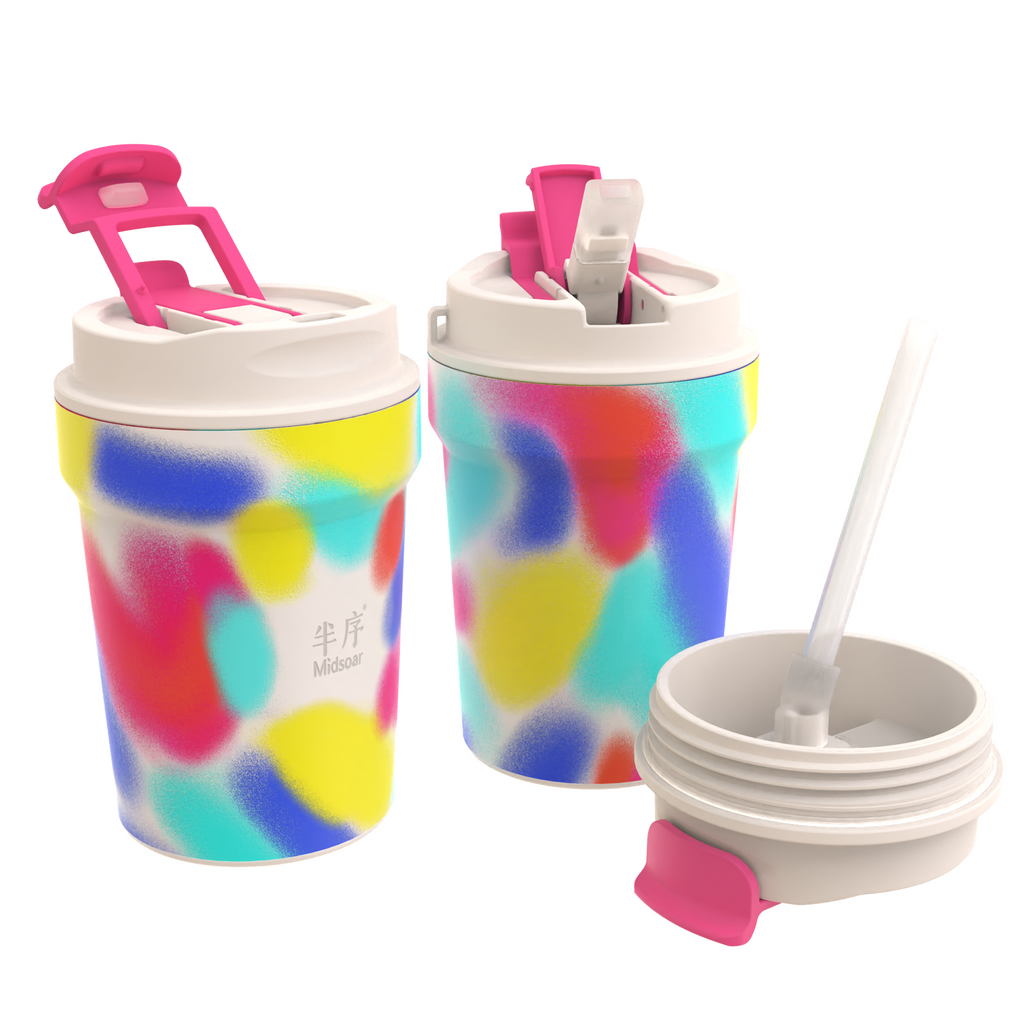 Iridescent Coffee Cup Series — Glazed Color Palette White 350ML