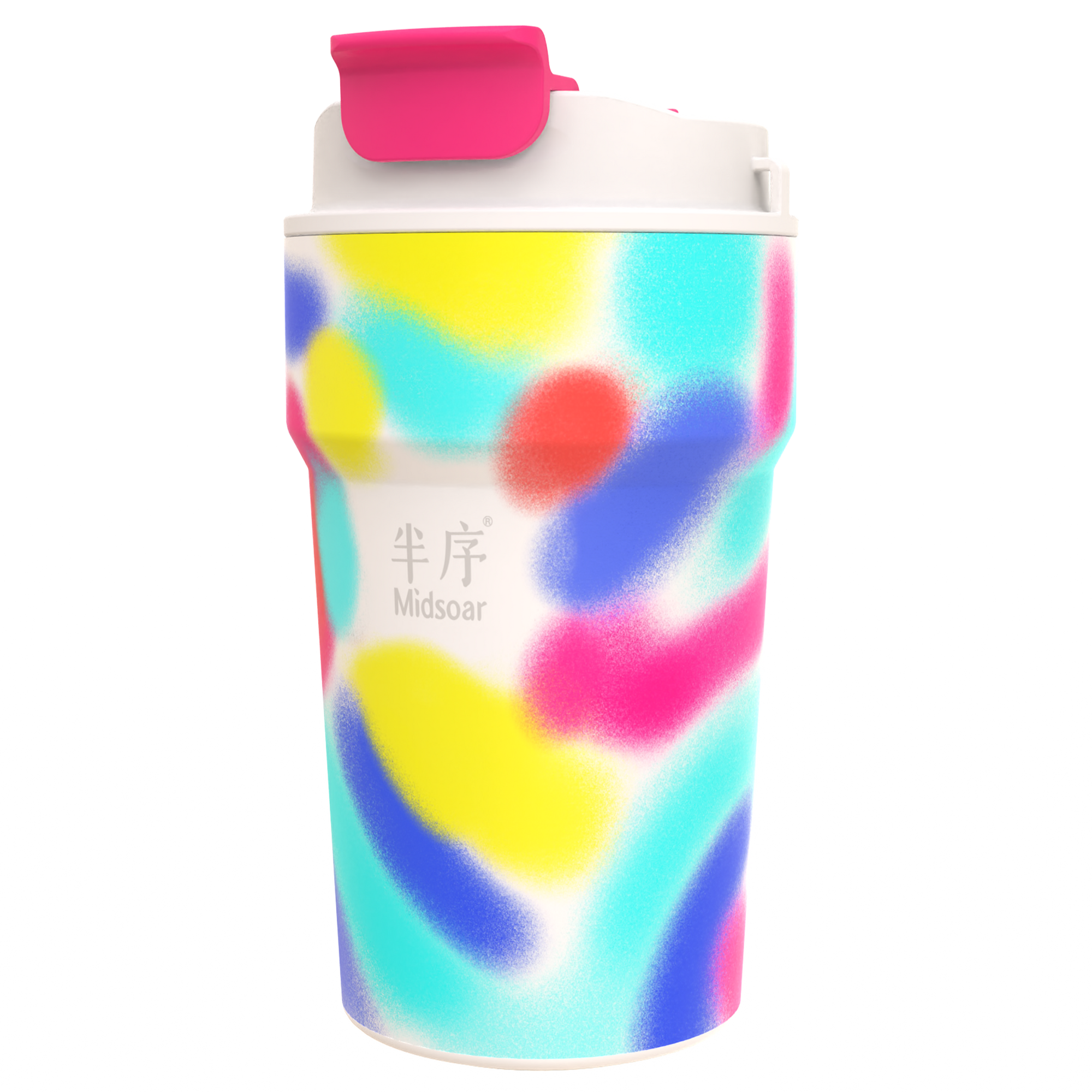Iridescent Coffee Cup Series — Glazed Color Palette White 450ML