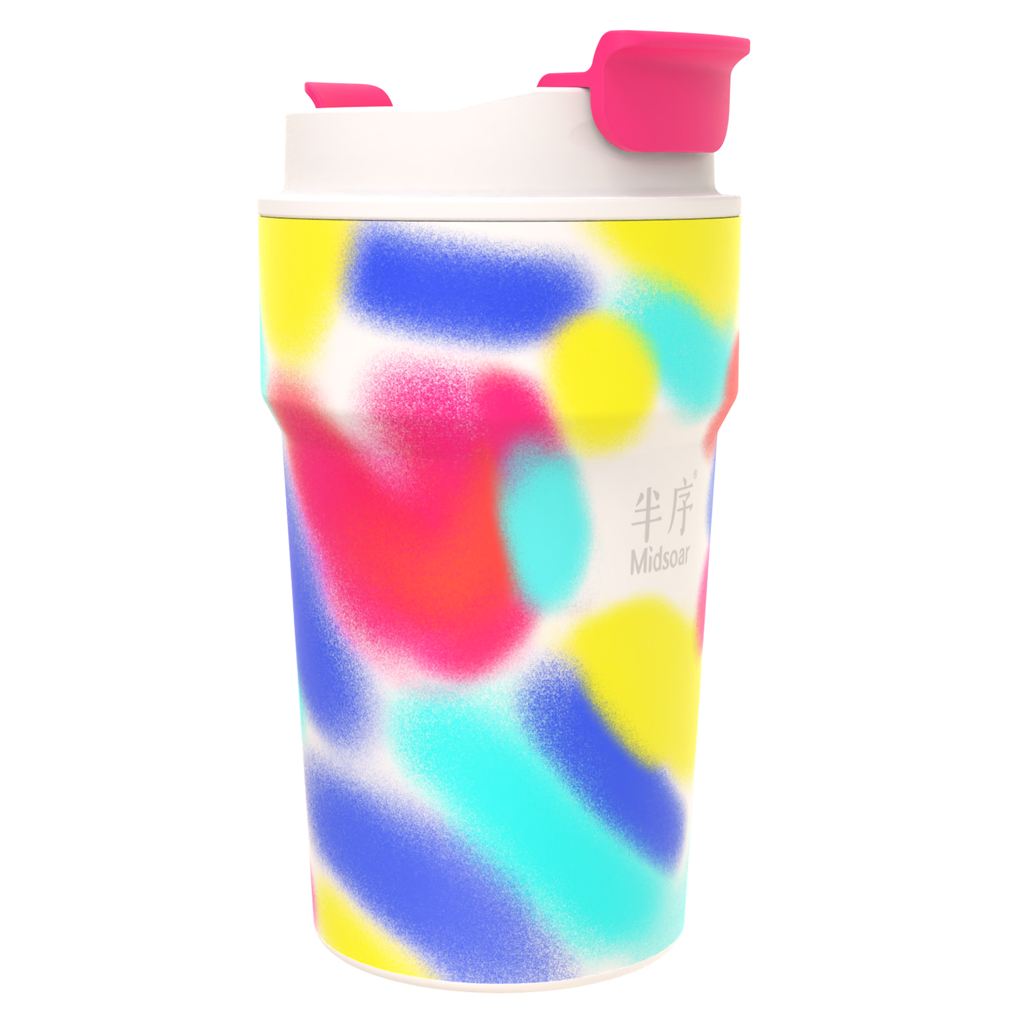 Iridescent Coffee Cup Series — Glazed Color Palette White 450ML
