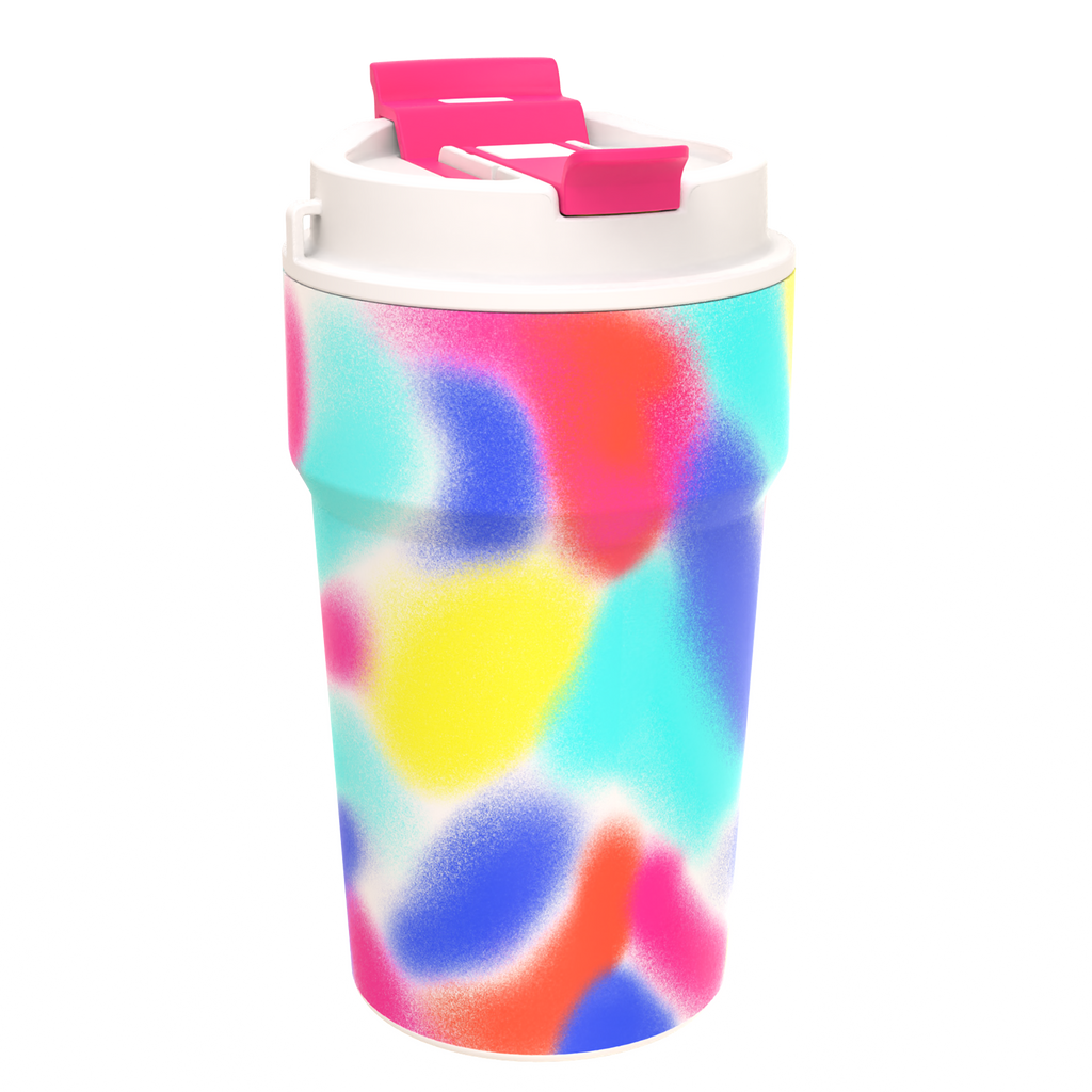 Iridescent Coffee Cup Series — Glazed Color Palette White 450ML