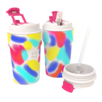 Iridescent Coffee Cup Series — Glazed Color Palette White 450ML