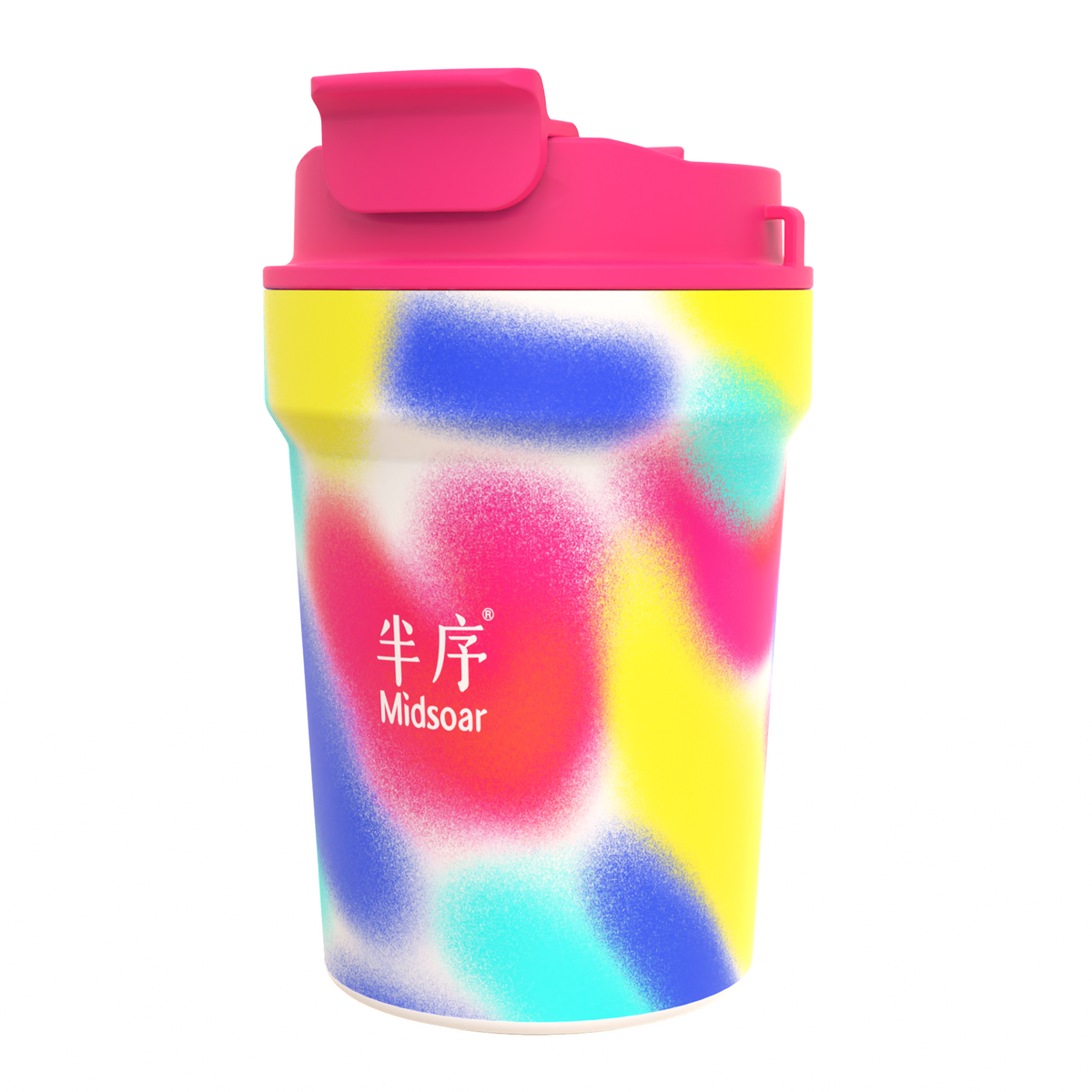 Iridescent Coffee Cup – Rose River Glow 350ml