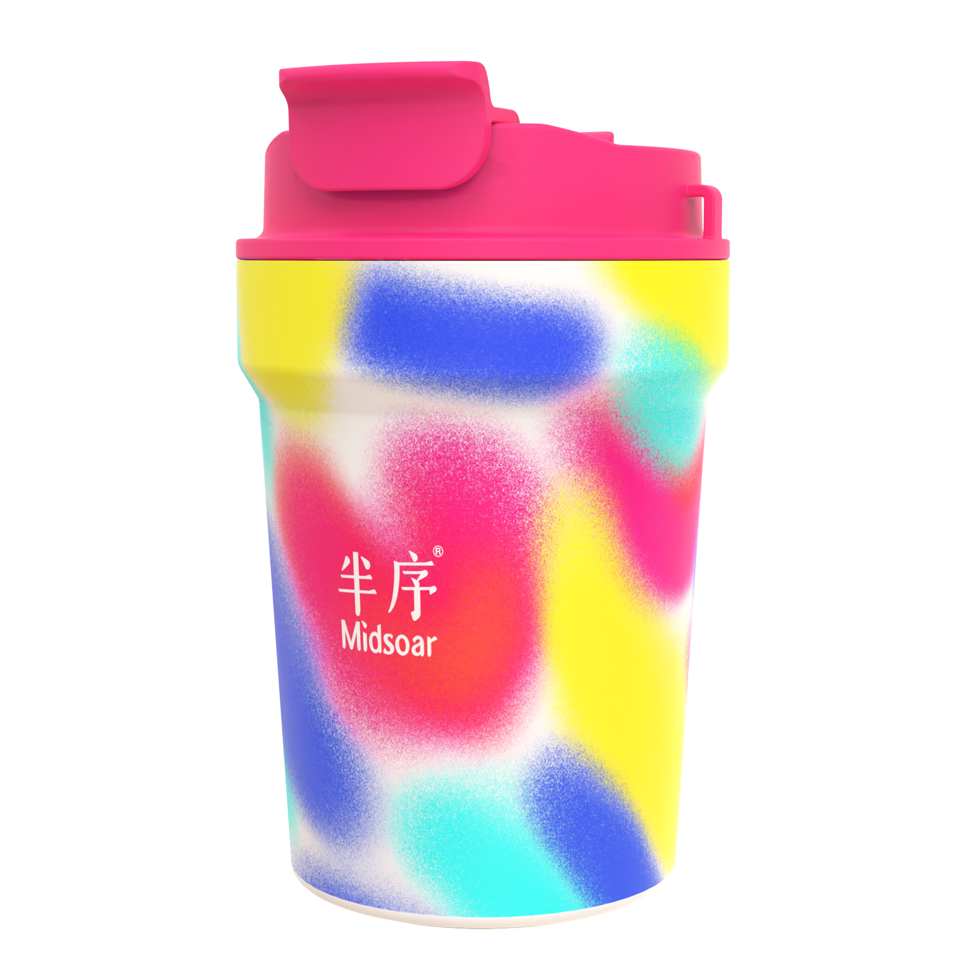 Iridescent Coffee Cup – Rose River Glow 350ml