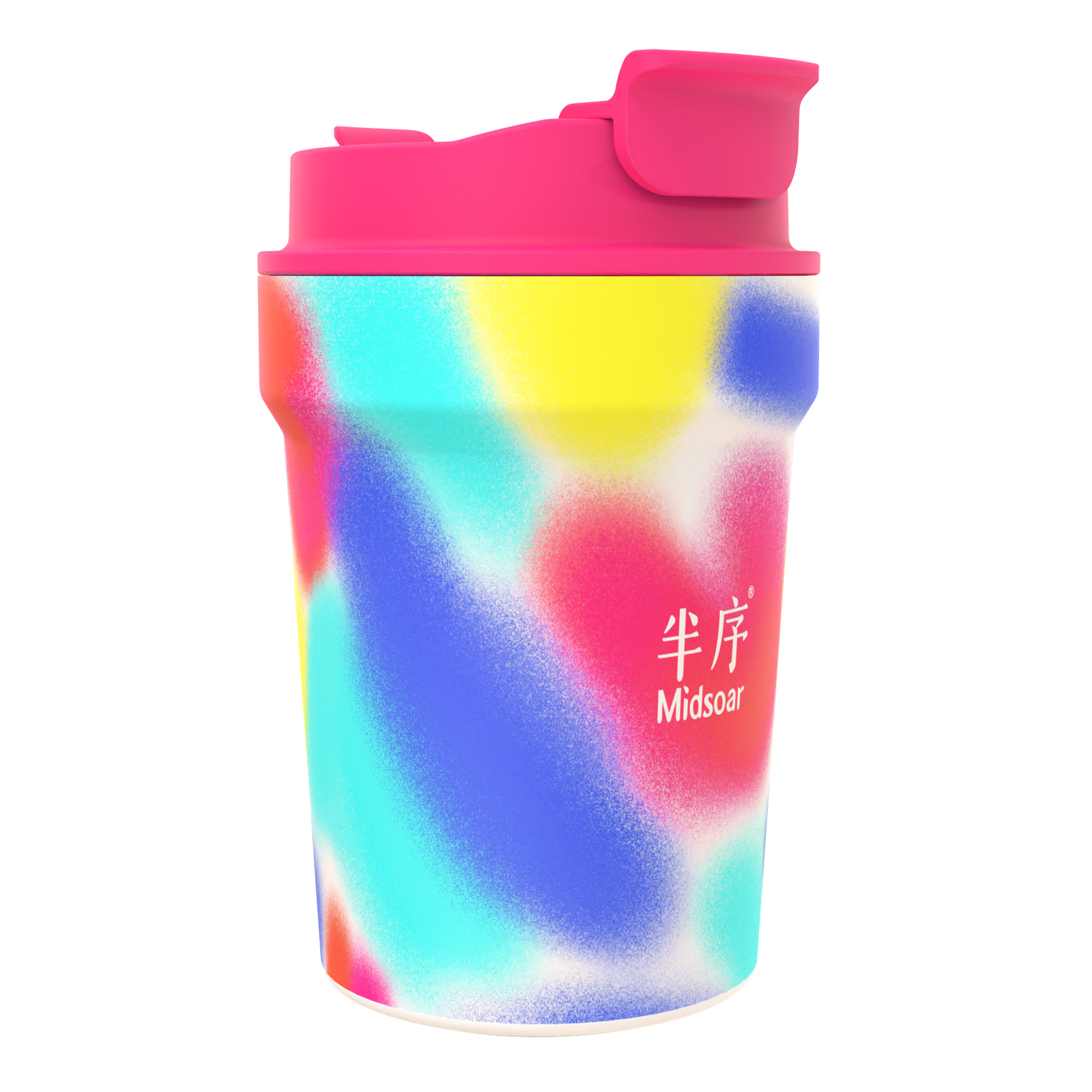 Iridescent Coffee Cup – Rose River Glow 350ml