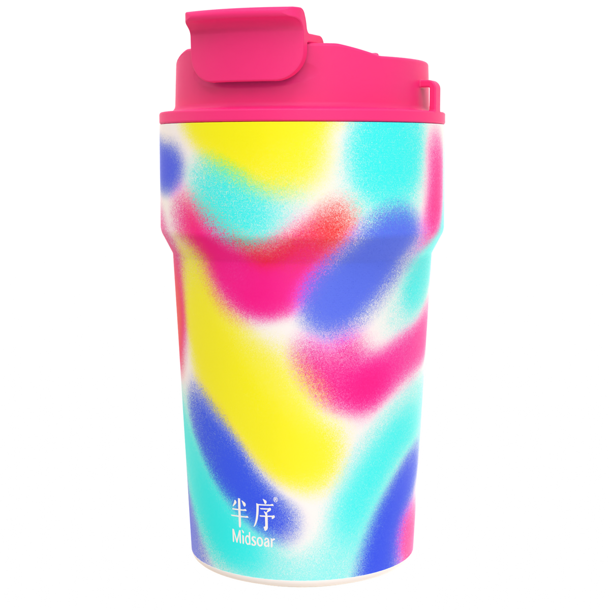 Iridescent Coffee Cup – Rose River Glow 450ml