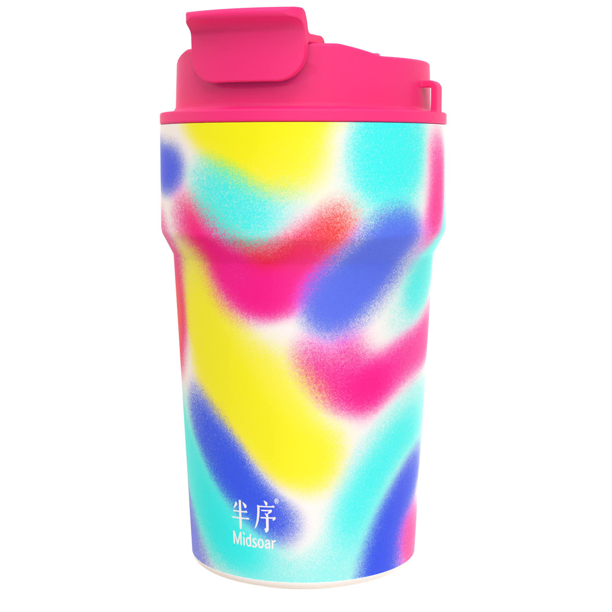 Iridescent Coffee Cup – Rose River Glow 450ml