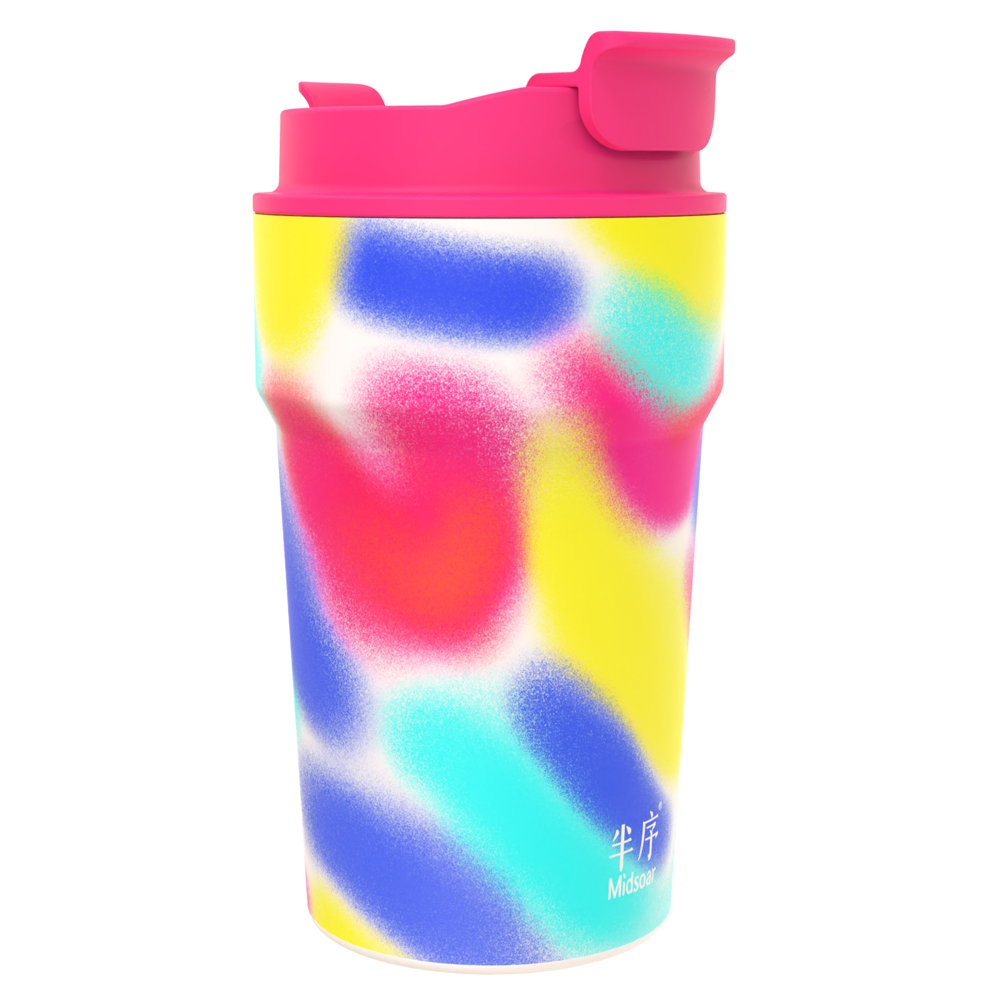 Iridescent Coffee Cup – Rose River Glow 450ml