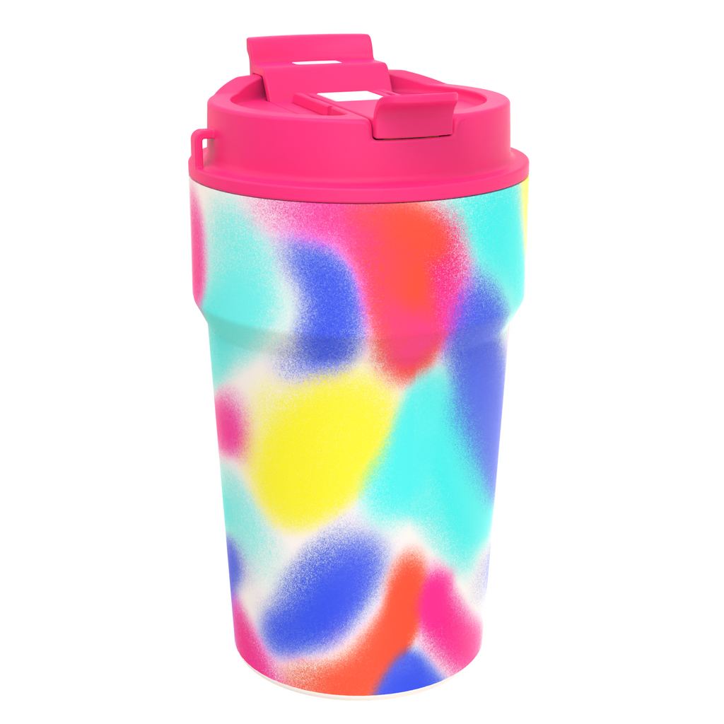 Iridescent Coffee Cup – Rose River Glow 450ml