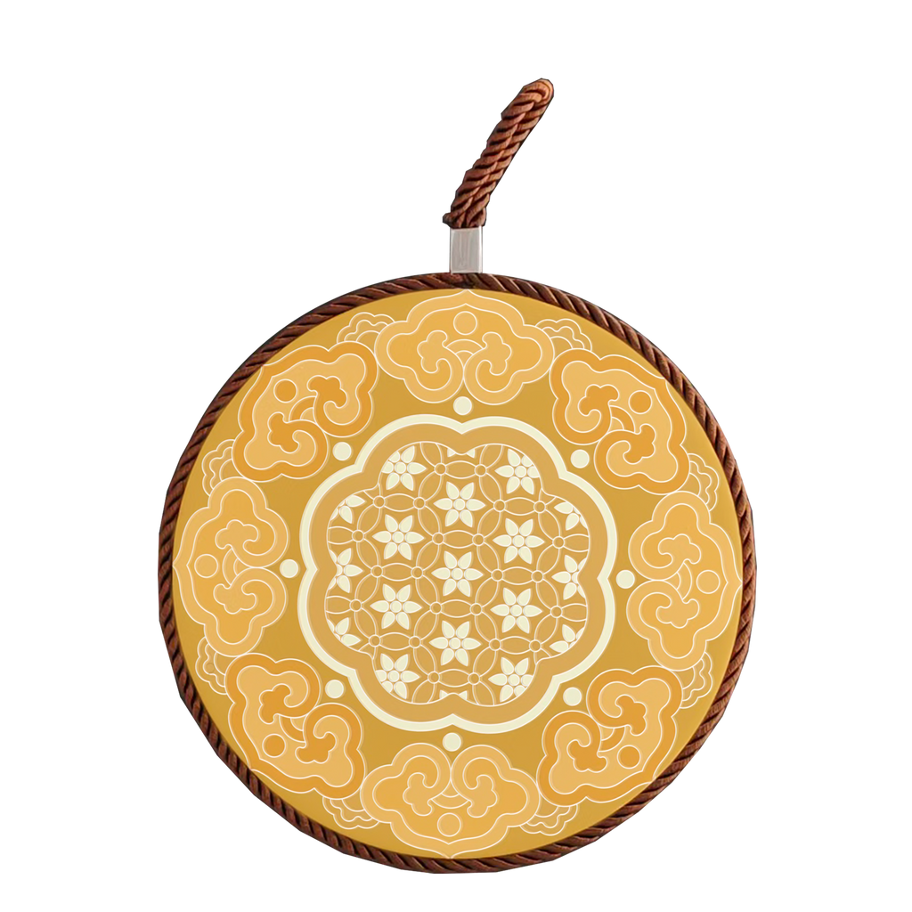 Dessous de plat en céramique Héritage Hehuan – Motif floral