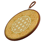 Dessous de plat en céramique Héritage Hehuan – Motif floral