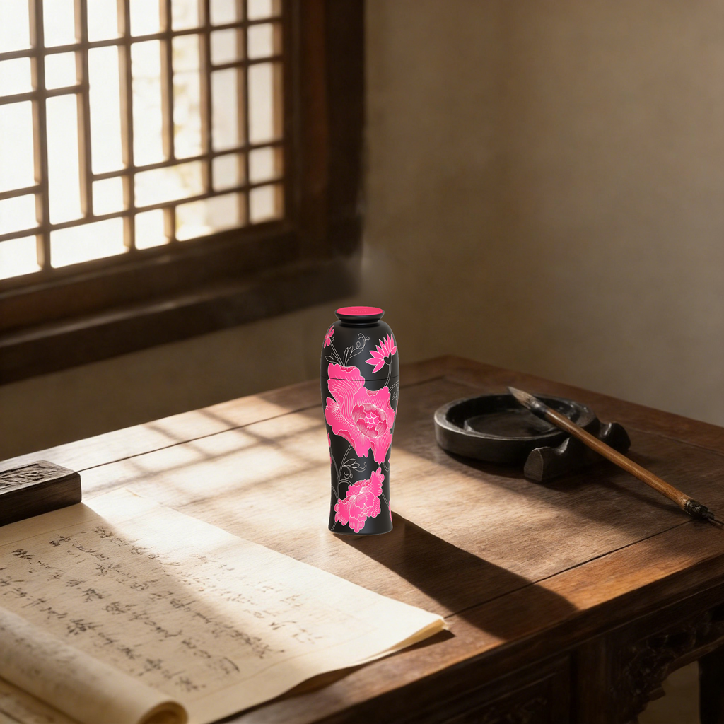 Thermos Fleur Sereine Noire 300ML