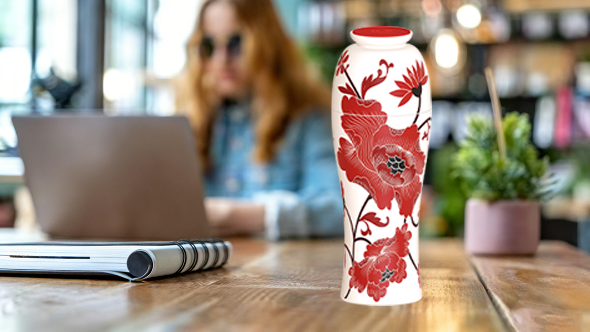 Thermos Fleur Sereine – Blue 300 ML