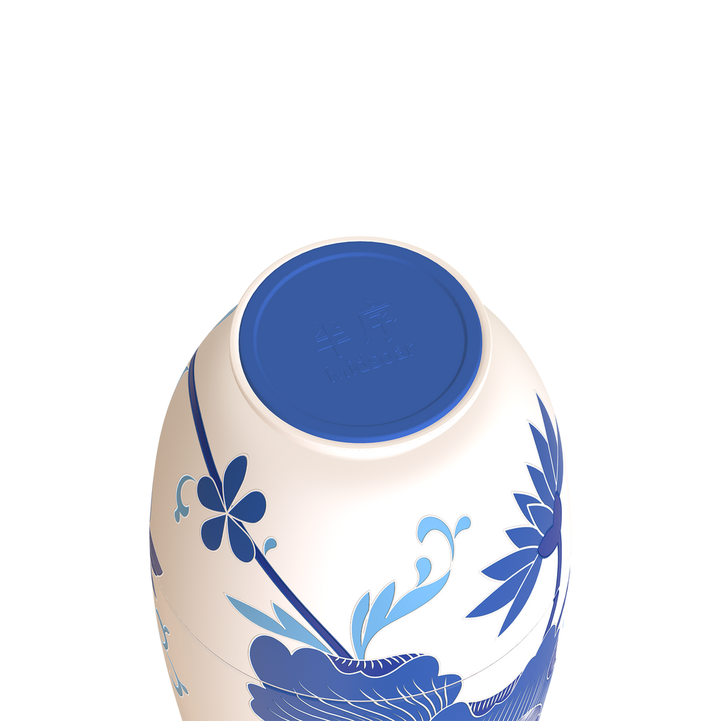 Thermos Fleur Sereine bleue 300ML