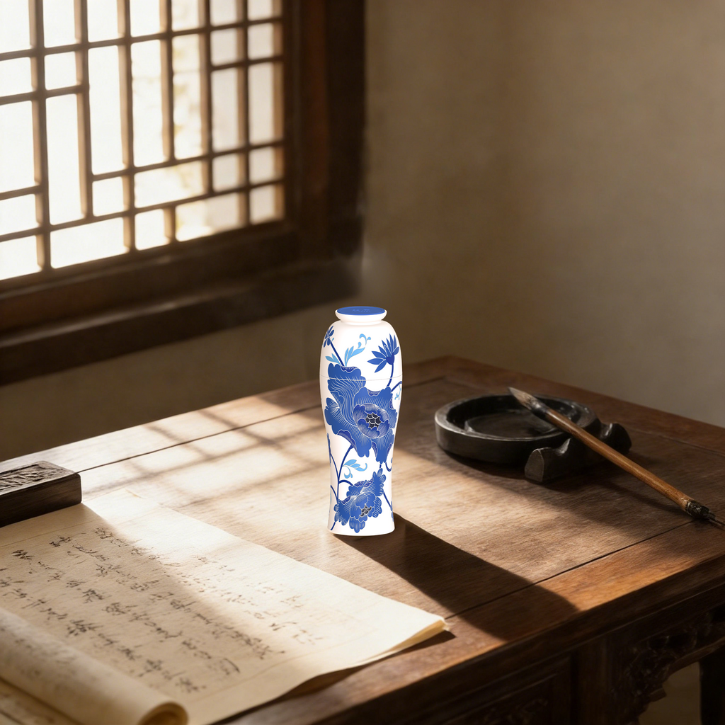 Thermos Fleur Sereine bleue 300ML