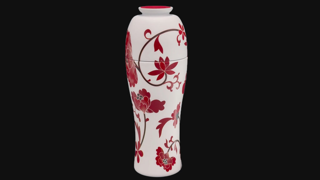 Thermos Fleur Sereine Rouge