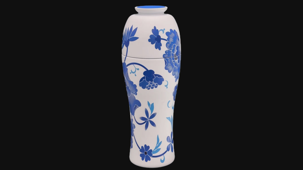 Thermos Fleur Sereine bleue